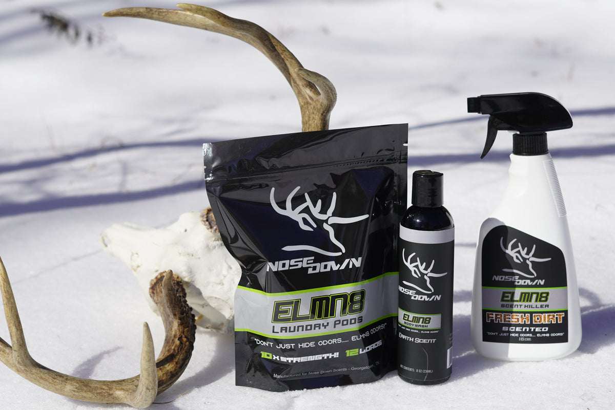 Ultimate ELMN8 Scent Killer Combo Nose Down Deer Scents