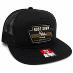 Vintage Black Woven 7 Panel