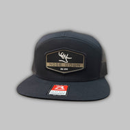 Black Hex Woven 7 Panel