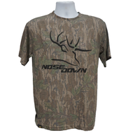 NoseDown Logo Green Leaf T Shirt