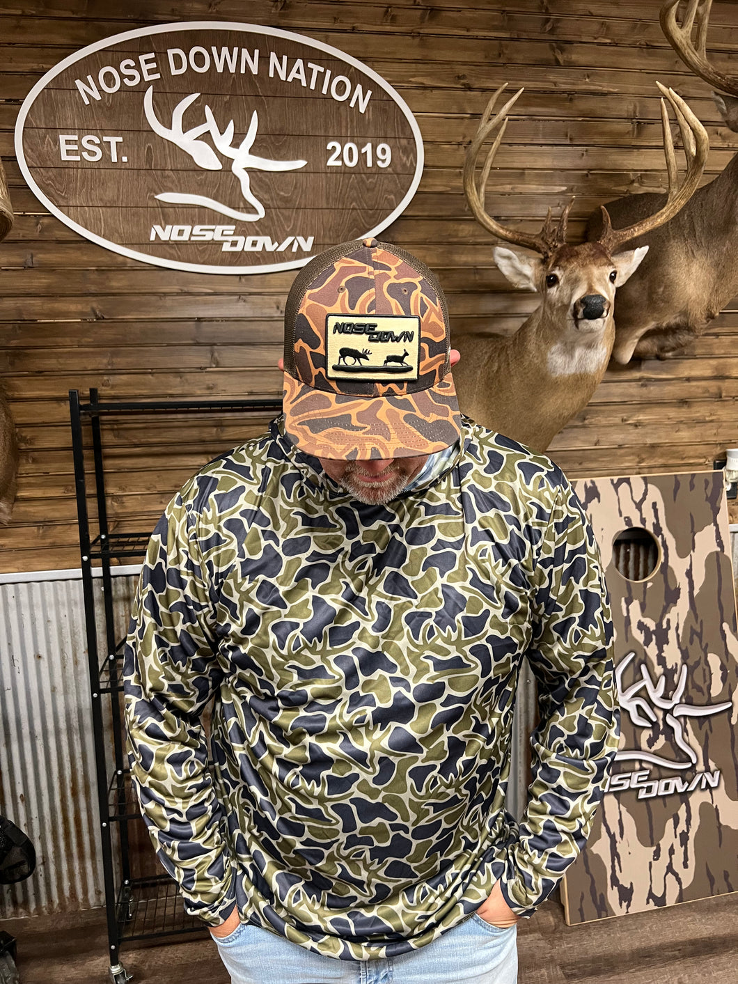 Nose Down Dry Fit Hoodie