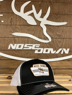 Vintage White Woven Trucker