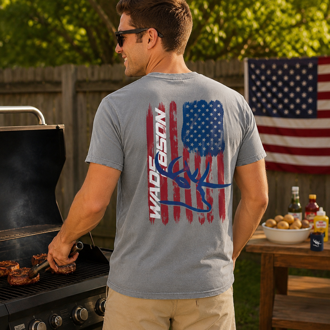 Nose Down Old Glory T-Shirt