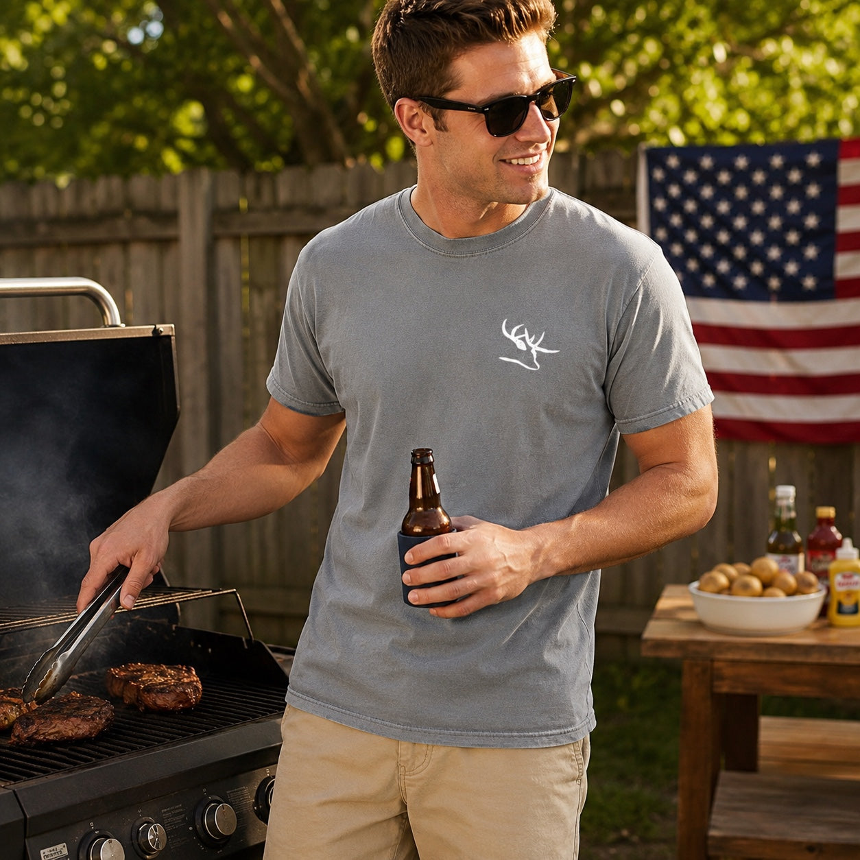 Nose Down Old Glory T-Shirt