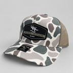 Black Hex Woven Trucker
