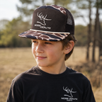 3D Puff Duck Camo 7 Panel - Youth