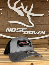 Load image into Gallery viewer, Black Red Woven Trucker Hat