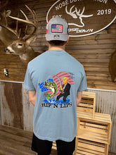 Load image into Gallery viewer, Trump Rip-n-Lips fishing T shirt