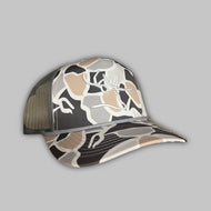 ND Hickory Camo Trucker Embroidered