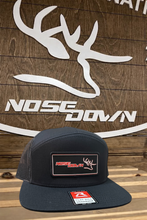 Load image into Gallery viewer, Black Red Woven 7 Panel