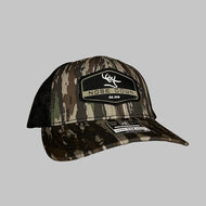 Black Hex Woven Trucker