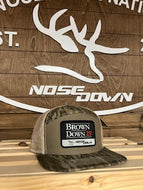 Brown Down Woven 7 Panel
