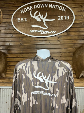 Mossy Oak Bottomlands Dryfit Hooded Long Sleeve