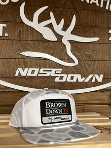 Brown Down Woven 7 Panel