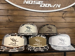 Embroidered 7 Panel Duck Camo